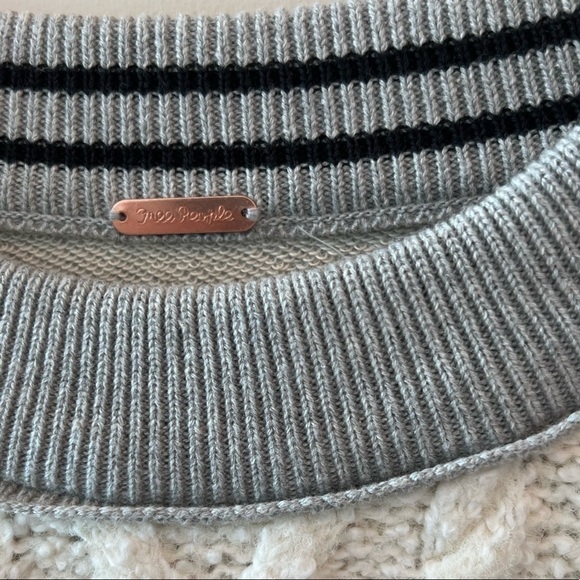 Free People Olympia Women's Long Sleeve Tunic Mini Dress Ivory - Picture 9 of 16